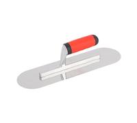 MagiDeal Frattone per Cartongesso Spatola per Stucco Cazzuola Da Muratore Attrezzo per Intonaco con Testa Arrotondata in Acciaio Inossidabile Adatto per Lavor, 30 cm x 10 cm