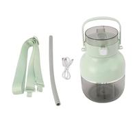MagiDeal Frullatore elettrico portatile, spremiagrumi personale da 500 ml con manico, 6,3x8,3 pollici, ricaricabile tramite USB, per cucina, ufficio, palestra, Verde
