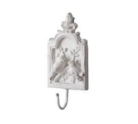 MagiDeal Gancio da Parete Angioletto Elegante Appendiabiti Supporto in Resina con Effetto Invecchiato E Volute Scolpite Adatto per Camera da Letto Ingresso, MBK011