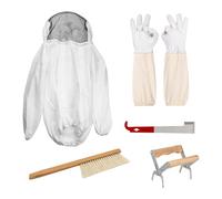 MagiDeal Giacca da Apicoltore Giacca da Apicoltore Tasca Frontale Protezione per la Parte Superiore del Corpo Attrezzatura Protettiva Professionale ventilata