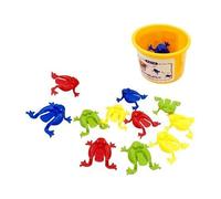 MagiDeal Giocattolo di Rana Che da 12 Pezzi con Secchio per Bambini, 4 Pezzi, Come descritto