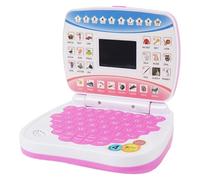 MagiDeal Giocattolo didattico per bambini, giocattolo educativo per computer portatile, per computer di simulazione per bambini, schermo LED per, Rosa