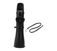 MagiDeal Giocattolo musicale Kazoo per bambini, strumento musicale compatto con cordino per principianti amanti della musica, pratica quotidiana, lezioni per, Nero