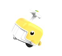 MagiDeal Giocattolo per Auto, educativo precoce per Bambini, Leggero, per Imparare la coordinazione Occhio-Mano, Scorrevole, spingi e, Giallo