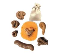 MagiDeal Giocattolo scherzoso a Forma di Cacca, con Borsa con Coulisse, novità, Realistico, a Forma di Mosca Che Fa la Cacca per Il Pesce