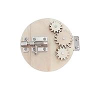 MagiDeal Giochi da Tavolo in Legno, Regalo di Compleanno, Giocattoli per Lo Sviluppo, Puzzle, Abilità Motorie Fini, Apprendimento, Sussidi Didattici, Schede di, Ingranaggio