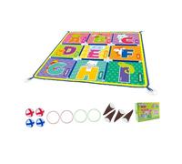 MagiDeal Gioco del Lancio degli Anelli attività all'aperto Prato Genitore Bambino Interattivo Festa di Compleanno Spiaggia Cortile, Style a