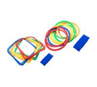 MagiDeal Gioco della Campana con Anelli con Fibbie a Scatto, Cerchi per Saltare, Anelli robusti per l'allenamento dell'agilità e dell'equilibrio,