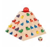 MagiDeal Gioco Educativo per Bambini Puzzle Forma Legno Riconoscimento Forme Sviluppo Motricità Problem Solving Materiale in Piramidale Interattivo Adatto a Casa Scuola Educazione