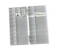 MagiDeal Grande Scatola Pieghevole a 20 Scomparti, Coperchio Apribile, Vassoio Piatto, Foro per Il Pollice per Dipingere E Mescolare