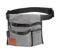 MagiDeal Grembiule con Tasche Porta Attrezzi, Organizer Regolabile, Tessuto Oxford Resistente, Adatto a Elettricisti, Riparatori E Falegnami, Grigio
