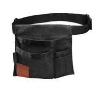 MagiDeal Grembiule con Tasche Porta Attrezzi, Organizer Regolabile, Tessuto Oxford Resistente, Adatto a Elettricisti, Riparatori E Falegnami, Nero