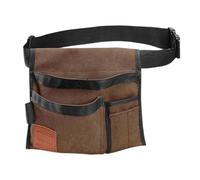 MagiDeal Grembiule con Tasche Porta Attrezzi, Organizer Regolabile, Tessuto Oxford Resistente, Adatto a Elettricisti, Riparatori E Falegnami, Cammello