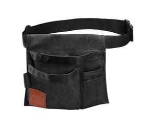 MagiDeal Grembiule con Tasche Porta Attrezzi, Organizer Regolabile, Tessuto Oxford Resistente, Adatto a Elettricisti, Riparatori E Falegnami, Nero