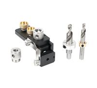 MagiDeal Guide per Foratura di Profili in Alluminio, Dima per Foratura di Facile Utilizzo per Fori di Accesso All'hardware