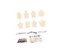 MagiDeal Kit Artigianale per campanelli eolici pasquali, Crea i Tuoi campanelli eolici in Legno Leggero, bomboniere Fai da Te per Feste di Compleanno per, Style a