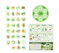 MagiDeal Kit di Catena Alimentare Matching Animal Matching Game per Toddlers Food Web Animal Learning for Children Preschool Classroom Must Haves