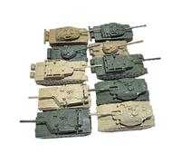 MagiDeal Kit di Costruzione di Modelli di Carri Armati da 10 Pezzi, Puzzle in Scala 1:144, in Miniatura, Regali di Compleanno, Hobby, Artigianato, Fai da Te, Cina E Stati Uniti