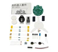MagiDeal Kit di lucciole fotosensibili, Divertente Kit Fai da Te con componenti elettronici per Robot mobili, per Bambini, per la Scuola a casa