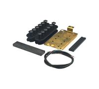 MagiDeal Kit di pickup per chitarra fai da te Accessori per chitarra Installazione Ceramiceasy Pickup precablato Doppia bobina Sostituzione per chitarre, Ponte