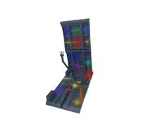 MagiDeal Kit Modello Base espositivo ad Incastro, espositore Illuminato, Regalo di inaugurazione della casa, Arredamento per la casa, Robot trasformabile, 15.5 Cm X 28 Cm X