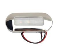 MagiDeal Lampada del Corridoio a Gradini, Luci LED Impermeabili, Luci per Interni, Acciaio Inossidabile Impermeabile La Luce di Cortesia, Saldamente Incorporato su Scale, E Yacht, Luce Blu da 24 V.