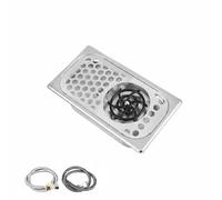 MagiDeal Lavabicchieri in Acciaio Inox Lavaggio Bicchieri Pulizia Bicchieri Rondella Bicchieri con Spruzzo Rapido a 360 Gradi E Vassoio Gocciolatoio Integrato, Acciaio, M1