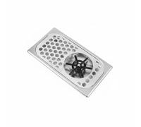 MagiDeal Lavabicchieri in Acciaio Inox Lavaggio Bicchieri Pulizia Bicchieri Rondella Bicchieri con Spruzzo Rapido a 360 Gradi E Vassoio Gocciolatoio Integrato, Acciaio, M2