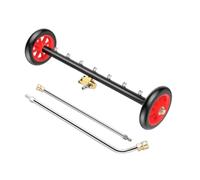 MagiDeal Lavapavimenti Pressione Sottoauto Pulitore Sottoscocca con Bastone Estensibile Scopa Ad Acqua per Attacco Lavaggio Auto in Acciaio Durevole Funz, Style a