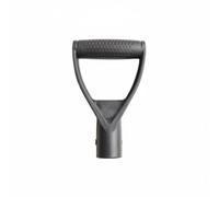 MagiDeal Manico Pala Impugnatura D Ricambio Robusto Plastica Ergonomica Resistente Antiruggine Adatto Giardinaggio Lavori Esterni Riparazione Attrezzi 1 Pezzo , Impugnatura Triangolare Nera