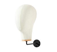 MagiDeal Manikin Head Display Display Monte Monte Cappelli per capelli e Hairpochi Scep Space Canvas Mannequin per il salone e il viaggio di casa viaggi, Gancio Da 25 Cm