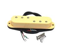 MagiDeal Mini pickup per chitarra elettrica Humbucker, accessori per strumenti musicali, facile installazione, uscita 9K, parte di riparazione, Giallo