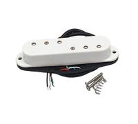 MagiDeal Mini pickup per chitarra elettrica Humbucker, accessori per strumenti musicali, facile installazione, uscita 9K, parte di riparazione, Bianco
