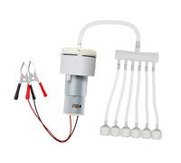 MagiDeal Mini Pompa per Acquario DC 12V Multifunzione compatta Pratica Strumento di Risparmio energetico Leggera Portatile aeratore per Acquario Silenzioso, Stile 5