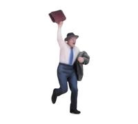 MagiDeal Miniature di Uomini, Modelli di diorami, scenari realistici Fai da Te, Decorazioni per Case delle Bambole, da Collezione, con Cappello