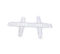 MagiDeal Misuratore per test di scoliosi, bianco, facile da usare, per adulti e bambini, versatile, robusto strumento di misurazione della colonna cervicale.
