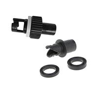 MagiDeal, Mnixy-Adattatore per valvola per Tubo Flessibile per Pompa ad Aria, 2 Pezzi, Nero, Taglia Unica