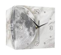 MagiDeal Modello Montato a Parete Orologio angolare Punch a Parete Decorazione a Doppia Faccia per Sala da Pranzo Elegante Moderna Multiuso, 30x30x30 Cm