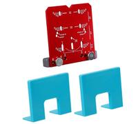 MagiDeal Modello per cerniera per mobile da 35 mm, piastra di montaggio, strumento di allineamento delle crepe da 2 mm per camera da letto, libreria per hotel