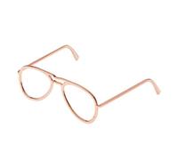 MagiDeal Occhiali da per Bambole Soldato in 1/6, Stile Vintage Dorato, Accessori per Action Figure da 12 Pollici, 3 Colori tra Cui Scegliere, Stile 1 Oro Rosa