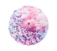 MagiDeal Ombrello di carta oliata cinese Arte Ombrello di danza classica Donne che ballano Oggetti di scena Ombrello di danza antica tradizionale per la festa, ROSA