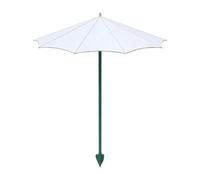 MagiDeal Ombrellone da Esterno per Piante con Angolo Regolabile. Un Ombrellone da Giardino Versatile Che Offre Protezione dal Sole per Le Piante in, Bianco