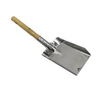 MagiDeal Paletta per Cenere da, Pala da piantagione Quadrata, Piccola, Portatile, Versatile, Manico in Legno per la Pulizia per Pizza, Piccolo