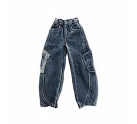 MagiDeal Pantaloni in Jeans per Donna per Action /6 Jeans Pantaloni Abbigliamento Accessorio Compatibili con Corpi AT203 E Simili Lavato Adatti per Fotografie di Strada Diorami Scene Quotidiane