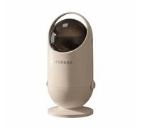 MagiDeal Pattumiera Coperta con Coperchio Doppio Bidone Rifiuti Capsule Mobile Cestino Capiente Ergonomico Adatta per Ufficio Cucina Soggiorno, Cream White, Without Wheels