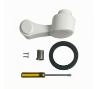 MagiDeal Pedale di Scarico per Wc Compatibile con Cassette 300 310 311 320 321 Leva Antiscivolo con Superficie Zigrinata Kit Sostituzione con Molla E