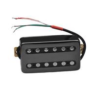 MagiDeal Piccolo di chitarra per chitarra a doppia bobina elettrica Sostituzione bobina di spunta per il pick-up per musicisti di chitarre elettriche a sei, Nero