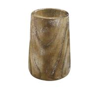 MagiDeal Piccolo vaso in legno per composizioni floreali, vaso rustico per fiori secchi, per ufficio, giardino, soggiorno, camera da letto, Bianco Lavato