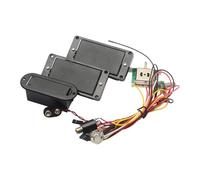 MagiDeal Pickup attivo per chitarra con circuito 1T1V, interruttore a 3 vie, cablaggio per chitarra Lover di ricambio con hardware di montaggio, sostituisce