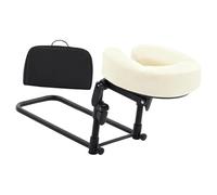 MagiDeal Poggiatesta per letto, cuscino portatile per il viso rivolto verso il basso dopo un intervento chirurgico agli occhi, accessorio riutilizzabile per, Beige Bianco